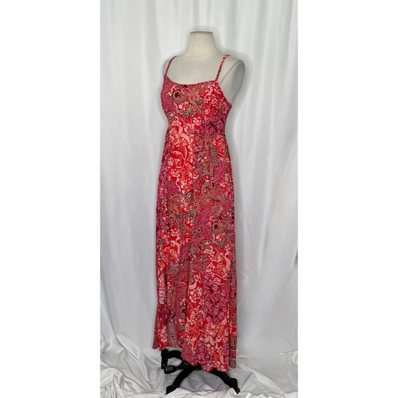 FREE PEOPLE Intimately Forever Yours Smocked Slip Dress Maxi Floral‎ Medium - Picture 7 of 16